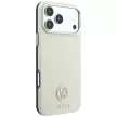 Guess Grained Round Strass Logo MagSafe iPhone 18 Pro Max / 17 Pro Max (GUHMP18X6PSRMDEE) tok, bézs