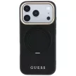 Guess Ring St 360 Grained Classic Logo MagSafe iPhone 18 Pro Max / 17 Pro Max (GUHMP18X6PSGRSCLK) tok, fekete