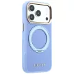 Guess Ring St 360 Grained Classic Logo MagSafe iPhone 18 Pro / 17 Pro (GUHMP18L6PSGRSCLB) tok, világoskék