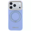 Guess Ring St 360 Grained Classic Logo MagSafe iPhone 18 Pro Max / 17 Pro Max (GUHMP18X6PSGRSCLB) tok, világoskék