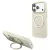 Guess Ring St 360 Grained Classic Logo MagSafe iPhone 18 Pro Max / 17 Pro Max (GUHMP18X6PSGRSCLE) tok, bézs