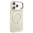 Guess Ring St 360 Grained Classic Logo MagSafe iPhone 18 Pro Max / 17 Pro Max (GUHMP18X6PSGRSCLE) tok, bézs