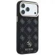 Guess Peony 4G Small Logo MagSafe iPhone 18 Pro / 17 Pro (GUHMP18L6PGS4NPK) tok, fekete