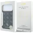 Guess Peony 4G Small Logo MagSafe iPhone 18 Pro / 17 Pro (GUHMP18L6PGS4NPK) tok, fekete