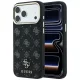 Guess Peony 4G Small Logo MagSafe iPhone 18 Pro Max / 17 Pro Max (GUHMP18X6PGS4NPK) tok, fekete