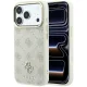 Guess Peony 4G Small Logo MagSafe iPhone 18 Pro / 17 Pro (GUHMP18L6PGS4NPE) tok, bézs