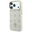 Guess Peony 4G Small Logo MagSafe iPhone 18 Pro / 17 Pro (GUHMP18L6PGS4NPE) tok, bézs