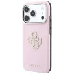 Guess Smooth & Big Strass Logo iPhone 18 Pro Max / 17 Pro Max (GUHCP18X6PWGSPDP) tok, rózsaszín