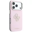Guess Smooth & Big Strass Logo iPhone 18 Pro Max / 17 Pro Max (GUHCP18X6PWGSPDP) tok, rózsaszín