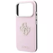 Guess Smooth & Big Strass Logo iPhone 18 Pro Max / 17 Pro Max (GUHCP18X6PWGSPDP) tok, rózsaszín