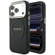 Guess Saffiano Peony & Ring MagSafe iPhone 18 Pro Max / 17 Pro Max (GUHMP18XPSAMSECK) tok, fekete