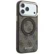 Guess Ring St 360 4G Classic Logo MagSafe iPhone 18 Pro / 17 Pro (GUHMP18L6PS4RSCLW) tok, barna