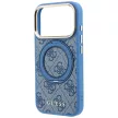 Guess Ring St 360 4G Classic Logo MagSafe iPhone 18 Pro / 17 Pro (GUHMP18L6PS4RSCLB) tok, kék