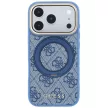 Guess Ring St 360 4G Classic Logo MagSafe iPhone 18 Pro Max / 17 Pro Max (GUHMP18X6PS4RSCLB) tok, kék