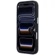 Guess Grained Triangle Logo MagSafe iPhone 18 Pro / 17 Pro (GUHMP18LPGSMTLSK) tok, fekete