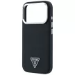 Guess Grained Triangle Logo MagSafe iPhone 18 Pro Max / 17 Pro Max (GUHMP18XPGSMTLSK) tok, fekete