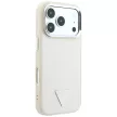 Guess Grained Triangle Logo MagSafe iPhone 18 Pro Max / 17 Pro Max (GUHMP18XPGSMTLSE) tok, bézs