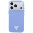 Guess Grained Triangle Logo MagSafe iPhone 18 Pro / 17 Pro (GUHMP18LPGSMTLSB) tok, kék