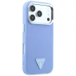 Guess Grained Triangle Logo MagSafe iPhone 18 Pro / 17 Pro (GUHMP18LPGSMTLSB) tok, kék