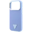 Guess Grained Triangle Logo MagSafe iPhone 18 Pro / 17 Pro (GUHMP18LPGSMTLSB) tok, kék