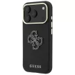 Guess Grained & Big Resin Logo iPhone 18 Pro Max / 17 Pro Max (GUHCP18X6PSS4RGK) tok, fekete