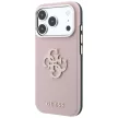 Guess Grained & Big Resin Logo iPhone 18 Pro / 17 Pro (GUHCP18L6PSS4RGP) tok, rózsaszín