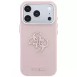 Guess Grained & Big Resin Logo iPhone 18 Pro / 17 Pro (GUHCP18L6PSS4RGP) tok, rózsaszín