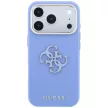 Guess Grained & Big Resin Logo iPhone 18 Pro Max / 17 Pro Max (GUHCP18X6PSS4RGB) tok, kék