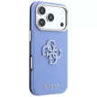 Guess Grained & Big Resin Logo iPhone 18 Pro Max / 17 Pro Max (GUHCP18X6PSS4RGB) tok, kék