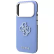 Guess Grained & Big Resin Logo iPhone 18 Pro Max / 17 Pro Max (GUHCP18X6PSS4RGB) tok, kék