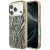 Guess IML Zebra Glitter Triangle Logo MagSafe iPhone 18 Pro Max / 17 Pro Max (GUHMP18X6HZPGTLD) tok, arany
