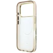 Guess IML Zebra Glitter Triangle Logo MagSafe iPhone 18 Pro Max / 17 Pro Max (GUHMP18X6HZPGTLD) tok, arany