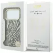 Guess IML Zebra Glitter Triangle Logo MagSafe iPhone 18 Pro Max / 17 Pro Max (GUHMP18X6HZPGTLD) tok, arany