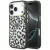 Guess IML Leopard Glitter Triangle Logo MagSafe iPhone 18 Pro / 17 Pro (GUHMP18LHLEGTGLK) tok, fekete