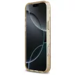 Guess IML Leopard Glitter Triangle Logo MagSafe iPhone 18 Pro / 17 Pro (GUHMP18LHLEGTGLW) tok, barna