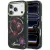 Guess IML Glitter Blossom Roses MagSafe iPhone 18 Pro Max / 17 Pro Max (GUHMP18X6HTBGSLK) tok, fekete