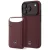 Mercedes Grill Pattern & Card Wallet Leather MagSafe iPhone 18 Pro Max / 17 Pro Max (MEHMBWP18L25PWPR) tok, bordó