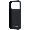 Mercedes Grill Pattern Card Wallet Leather MagSafe iPhone 18 Pro Max / 17 Pro Max (MEHMBWP18X25PWPR) tok, bordó