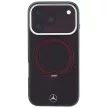 Mercedes Ring St Iconic Logo MagSafe iPhone 18 Pro / 17 Pro (MEHMP18L25HRSILR) tok, bordó