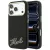 Karl Lagerfeld GrainedResin Signature Logo MagSafe iPhone 18 Pro / 17 Pro (KLHMP18L6PWKSRSK) tok, fekete