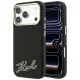 Karl Lagerfeld GrainedResin Signature Logo MagSafe iPhone 18 Pro / 17 Pro (KLHMP18L6PWKSRSK) tok, fekete