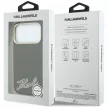 Karl Lagerfeld GrainedResin Signature Logo MagSafe iPhone 18 Pro / 17 Pro (KLHMP18L6PWKSRSK) tok, fekete