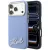 Karl Lagerfeld GrainedResin Signature Logo MagSafe iPhone 18 Pro / 17 Pro (KLHMP18L6PWKSRSB) tok, világoskék