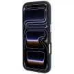 Karl Lagerfeld GrainedResin Signature Logo MagSafe iPhone 18 Pro / 17 Pro (KLHMP18L6PWKSRSB) tok, világoskék