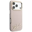 Karl Lagerfeld GrainedResin Signature Logo MagSafe iPhone 18 Pro Max / 17 Pro Max (KLHMP18X6PWKSRSP) tok, rózsaszín