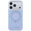 Karl Lagerfeld Ring St 360 Saffiano Classic Logo MagSafe iPhone 18 Pro / 17 Pro (KLHMP18L6PSARSKMB) tok, kék