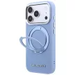 Karl Lagerfeld Ring St 360 Saffiano Classic Logo MagSafe iPhone 18 Pro Max / 17 Pro Max (KLHMP18X6PSARSKMB) tok, kék
