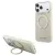 Karl Lagerfeld Ring St 360 Saffiano Classic Logo MagSafe iPhone 18 Pro / 17 Pro (KLHMP18L6PSARSKME) tok, bézs