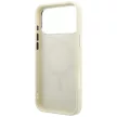 Karl Lagerfeld Ring St 360 Saffiano Classic Logo MagSafe iPhone 18 Pro / 17 Pro (KLHMP18L6PSARSKME) tok, bézs