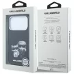 Karl Lagerfeld Smooth Karl & Choupette Bodies Sketch MagSafefor iPhone 18 Pro / 17 Pro (KLHMP18L6PWKCIDK) tok, fekete